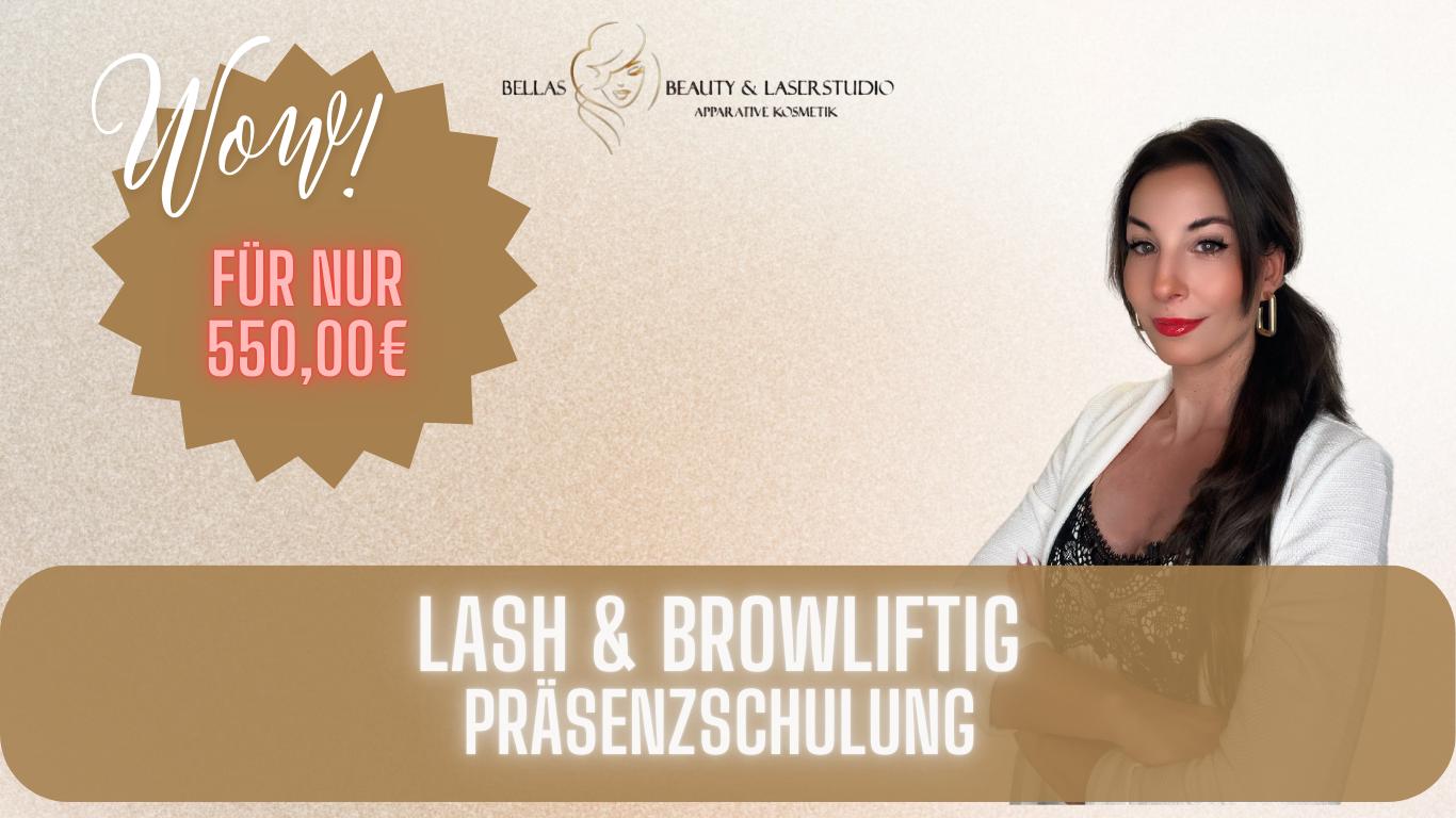 Kombischulung Lash & Browlifting - Bellas Beauty & Laserstudio